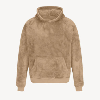 Sweat à capuche douillet pour homme, doublure polaire