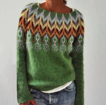 Pull rétro pour femme
