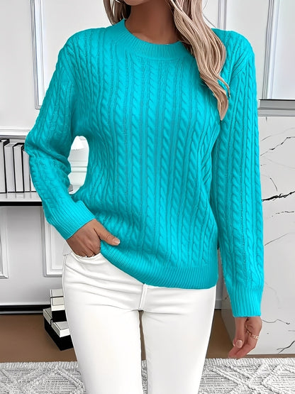 Pull tricoté doux pour femmes Confortable