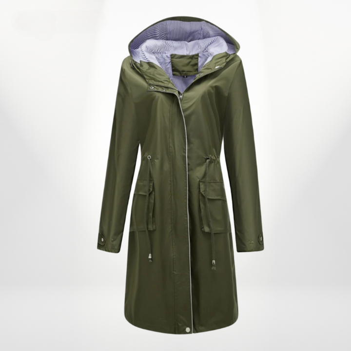 Trench-coat imperméable femme long