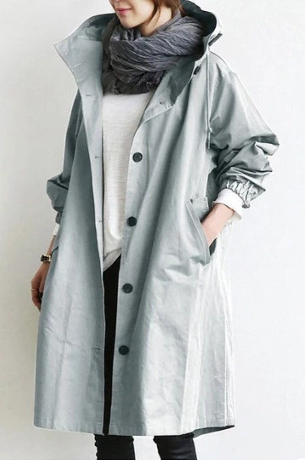 Trench-coat imperméable pour femmes Pratique