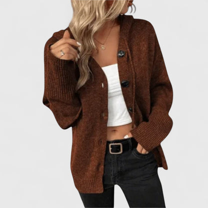 Cardigan élégant Femme Classique Boutons