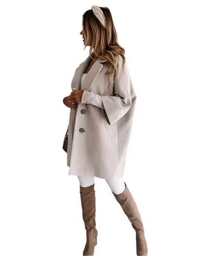 Trench-coat femme élégant, coupe ample