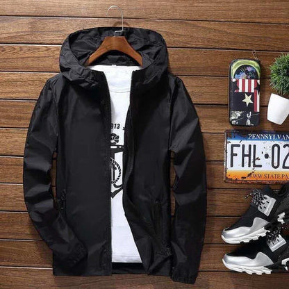Veste élégante pour homme avec capuche