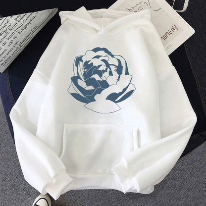 Grands sweats à capuche doux en coton imprimé graphique tendance