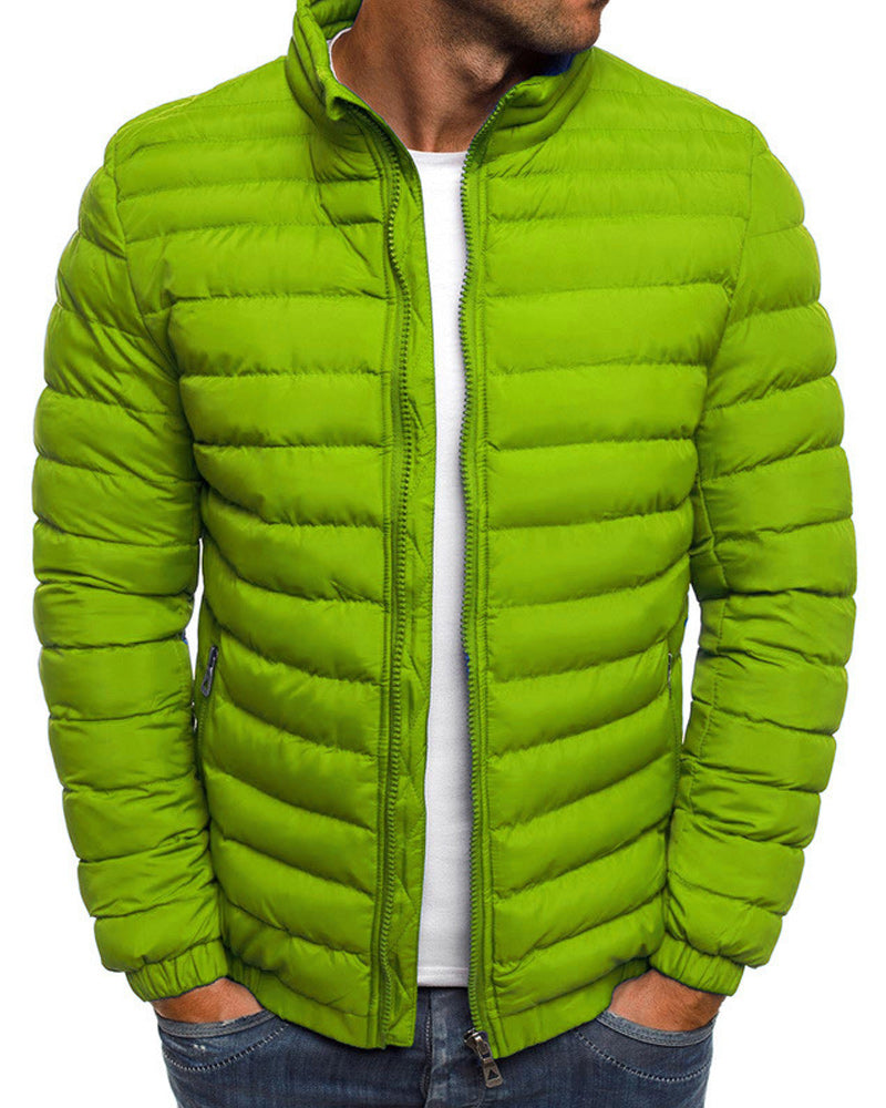 Veste simple à col montant Couleurs variées