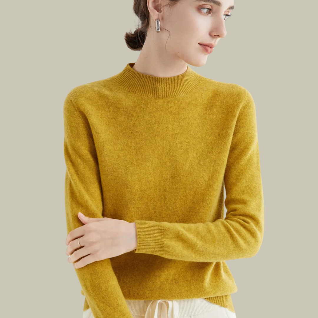 Pull chaud en laine mérinos pour femme