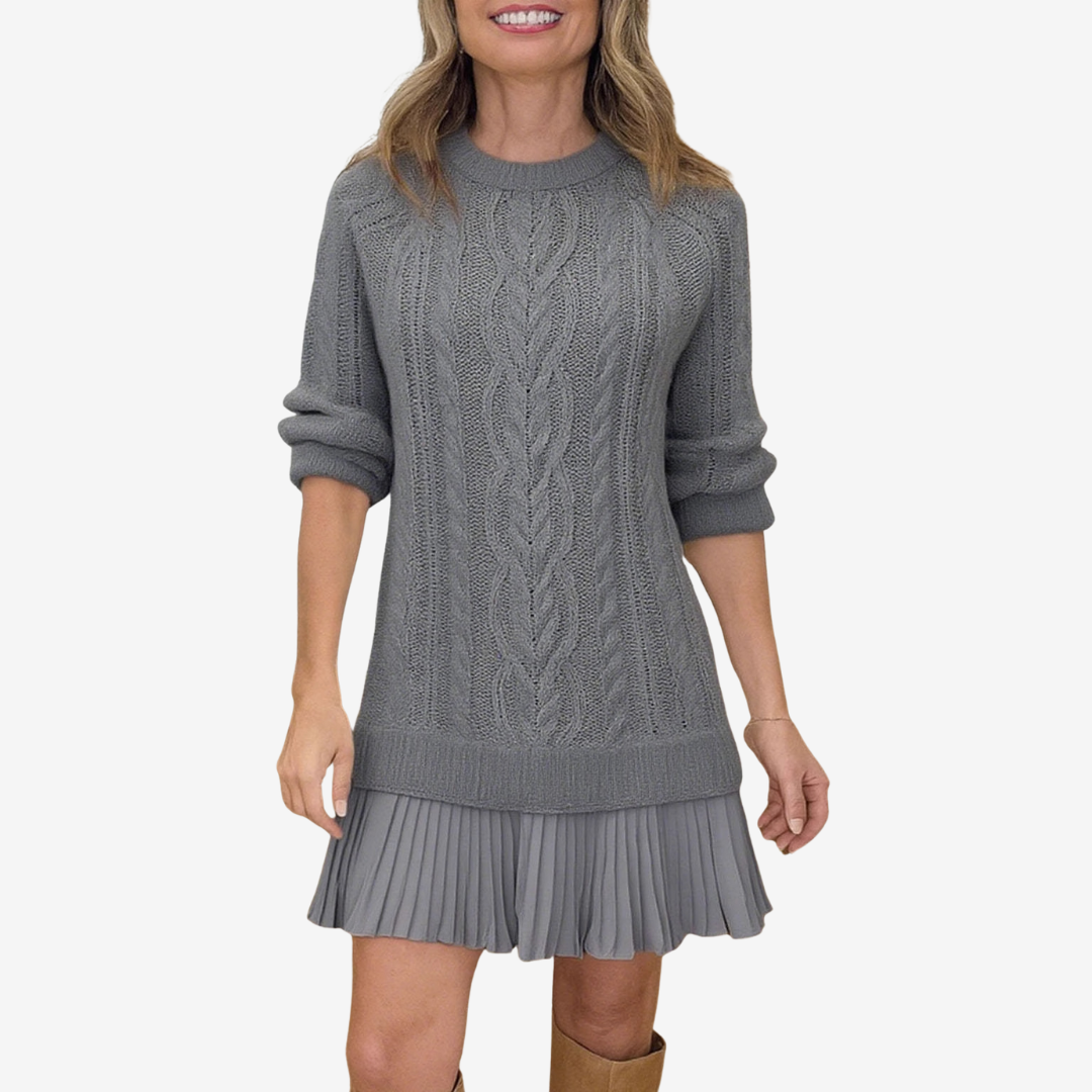 Robe pull douce femme élégante
