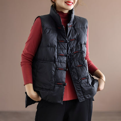 Gilet d'hiver femme confortable avec poches