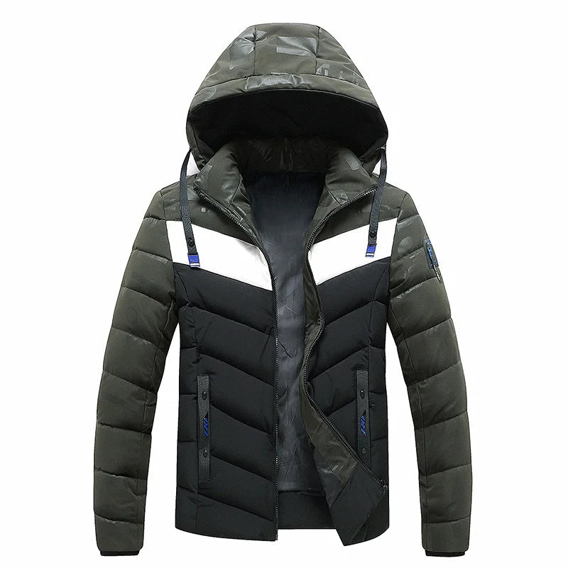 Blouson d'hiver homme chaud en duvet