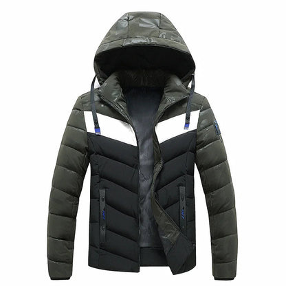 Blouson d'hiver homme chaud en duvet