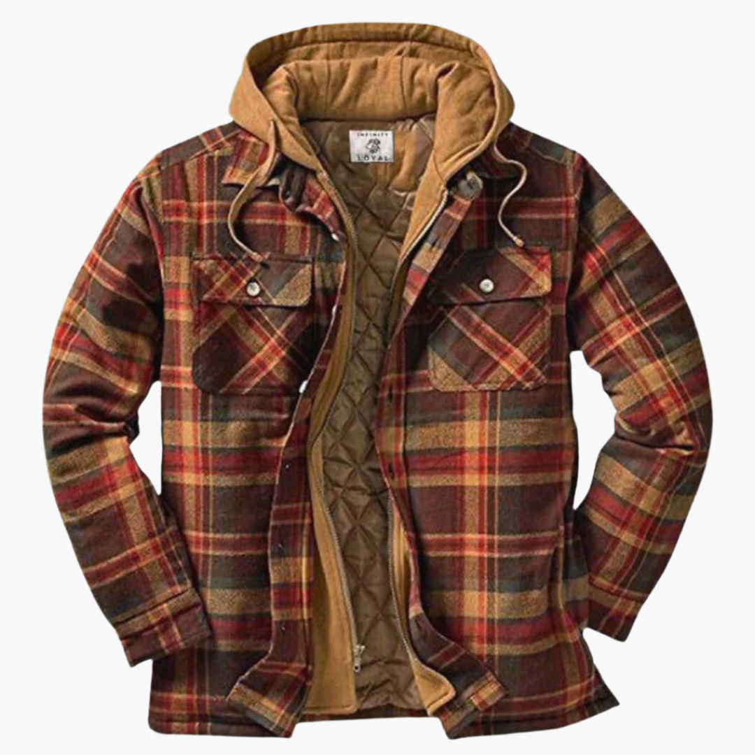 Veste de bûcheron classique avec capuche