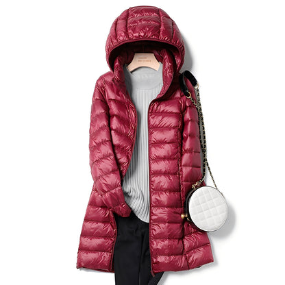 Doudoune élégante pour femme, chaude et douillette