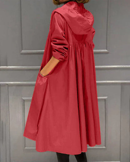 Veste longue d'hiver confortable pour femme