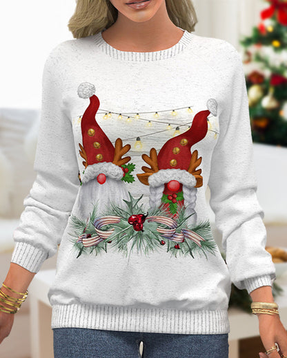 Sweat-shirt de Noël Rouge festif