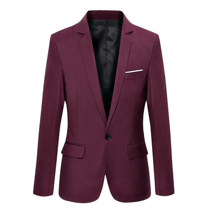 Blazers modernes pour homme, coupe slim
