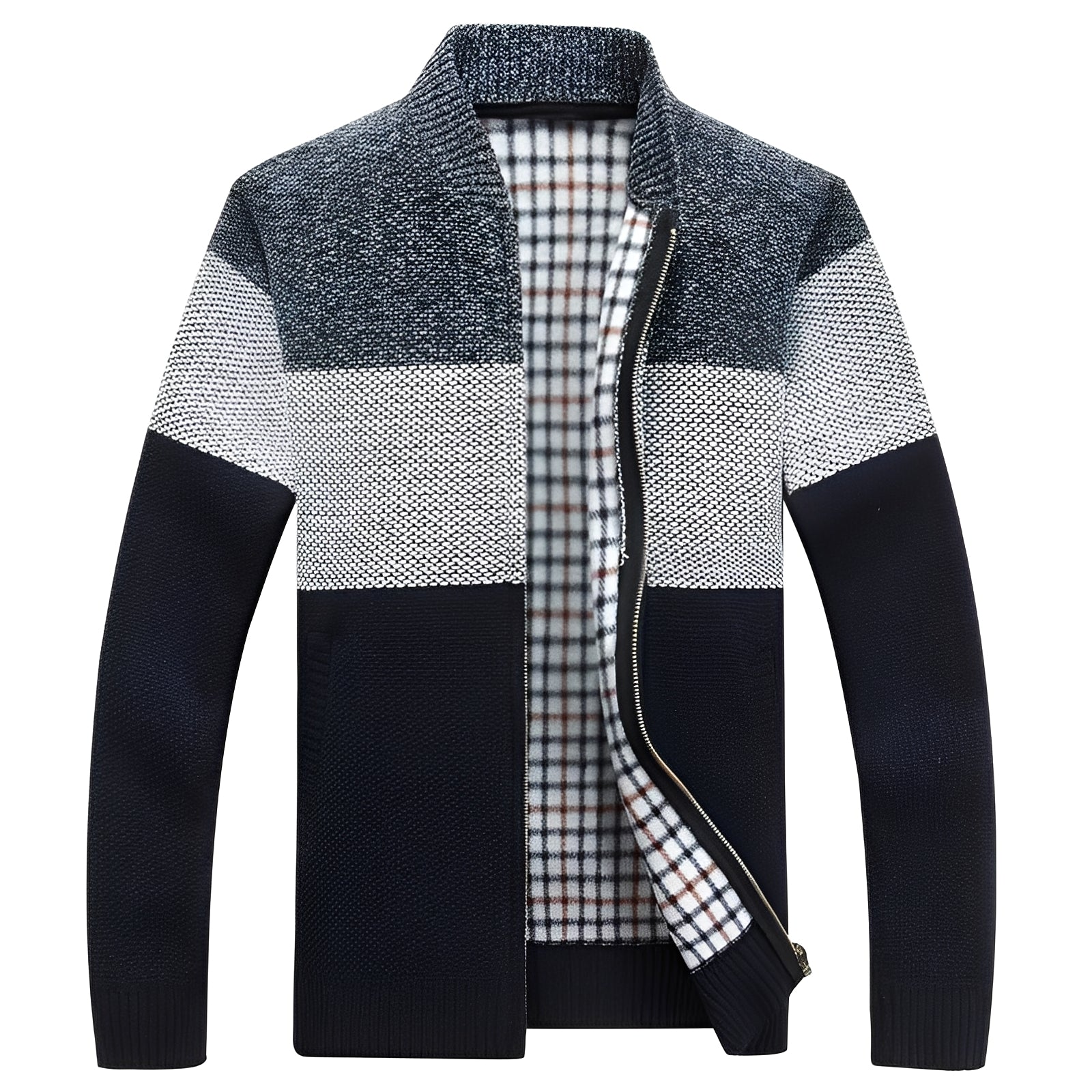 Praktische Freizeitjacke Warm Fleece für Männer - IdealeKleiden