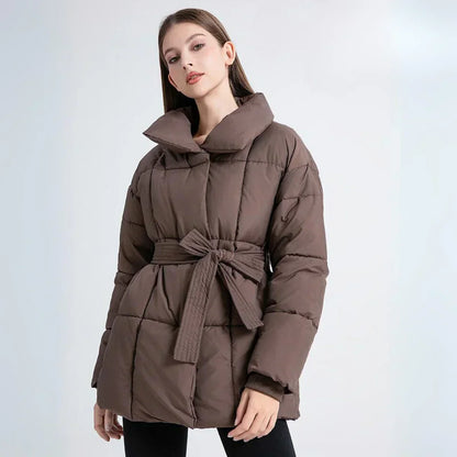 Manteau d'hiver élégant style arctique