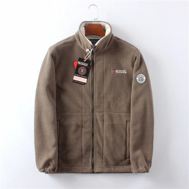 Winddichte Herren Fleecejacke Warm & Bequem - IdealeKleiden
