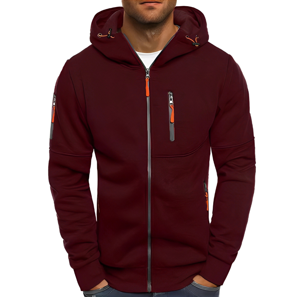 Veste pratique pour homme avec capuche Sportive