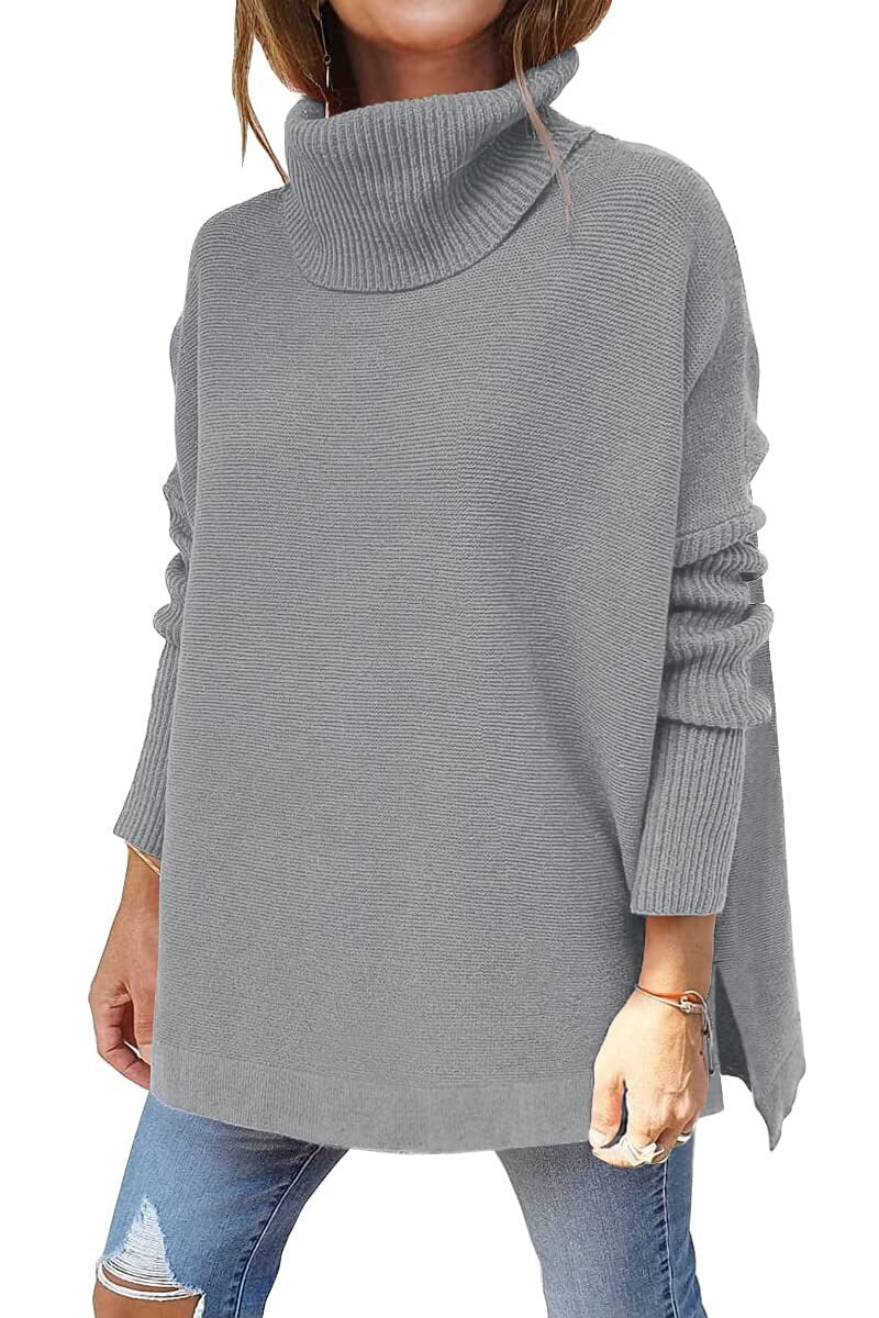 Pull pour femme Col roulé Confortable Automne
