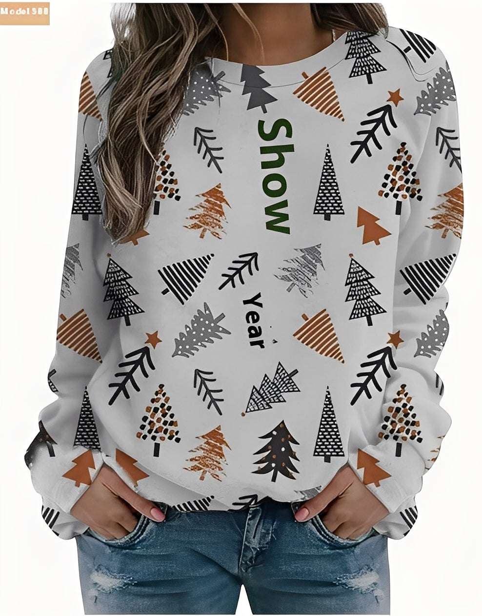 Pull de Noël femme style festif