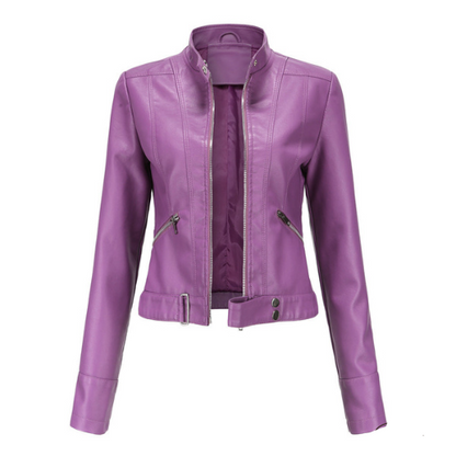 Blouson en cuir femme chic et moderne