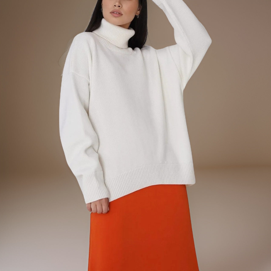 Femmes Col Roulé Chaud Hiver