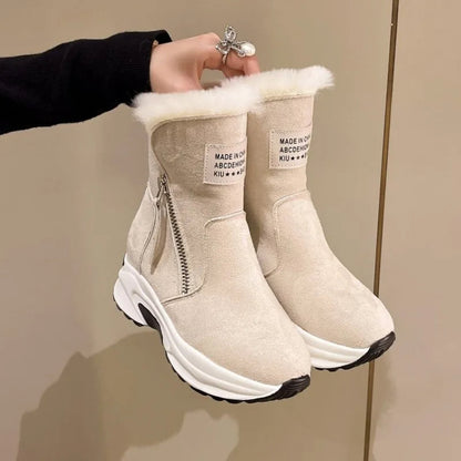 Bottes de neige élégantes pour femmes Mode hiver