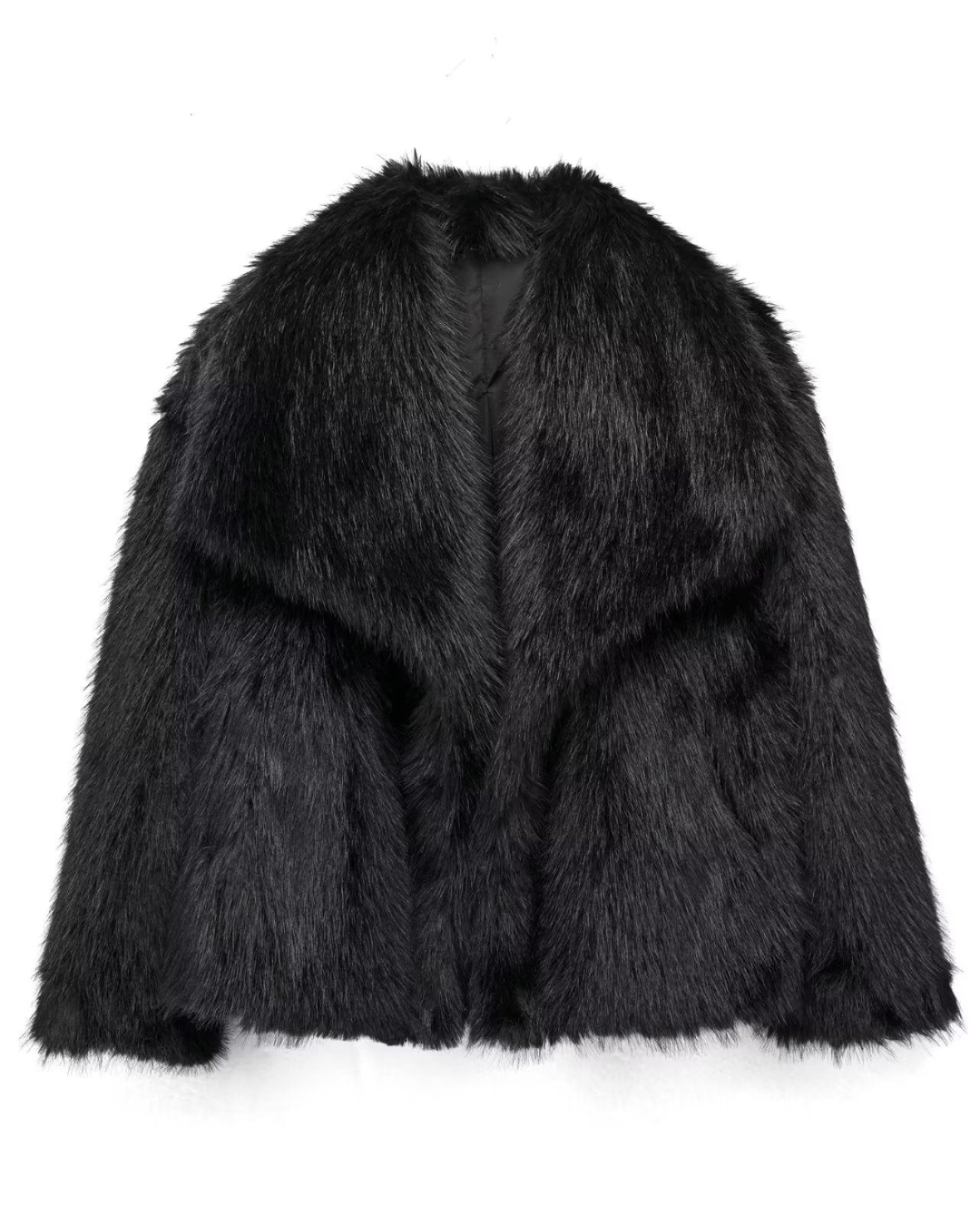 Manteau de fourrure élégant pour femme design de luxe