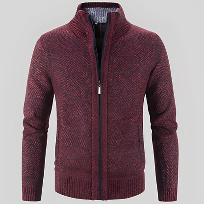 Cardigan zippé pratique pour hommes