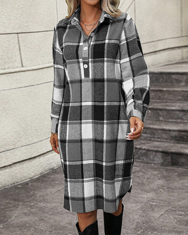 Robe portefeuille élégante avec revers