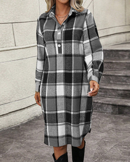 Robe portefeuille élégante avec revers