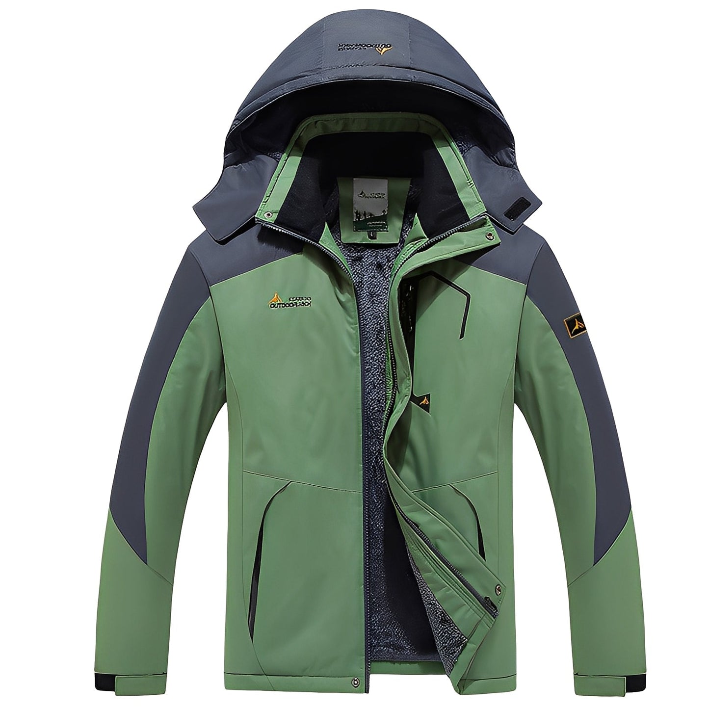 Veste chaude pour femme en polaire à l'intérieur