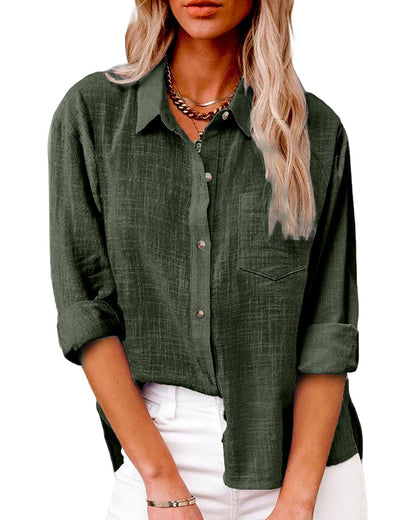 Chemise pratique avec des poches de poitrine