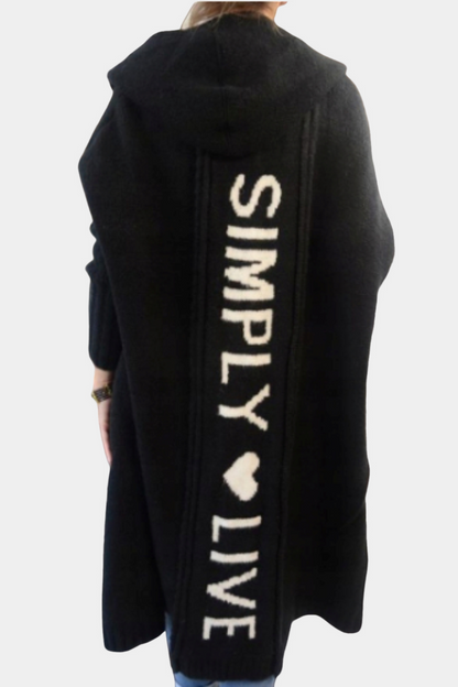 Gilet long confortable pour femme