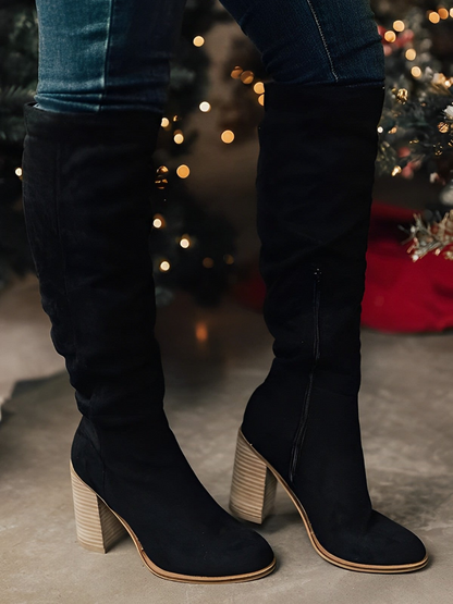 Bottes élégantes à talons hauts pour femme