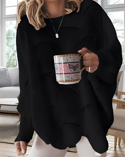 Pull stylé à col en V pour femme