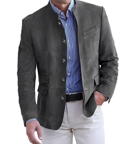 Veste élégante pour homme, boutonnée, moderne