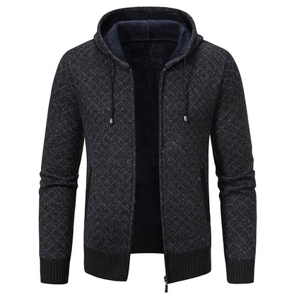 Veste élégante homme capuche coupe slim