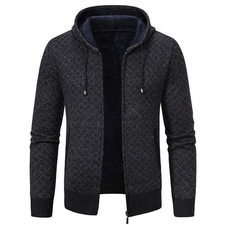 Veste élégante homme capuche coupe slim