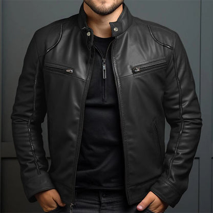 Blouson moto rétro homme style vintage