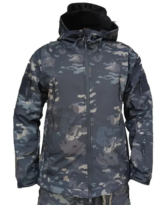 Veste d'hiver chaude avec capuche imperméable