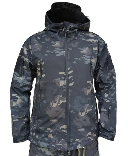 Veste d'hiver chaude avec capuche imperméable