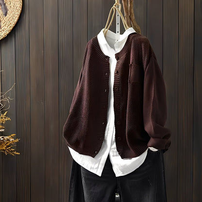 Cardigan élégant Femme Classique Lacé