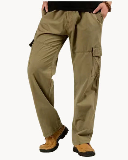 Pantalon cargo homme polaire douce confort