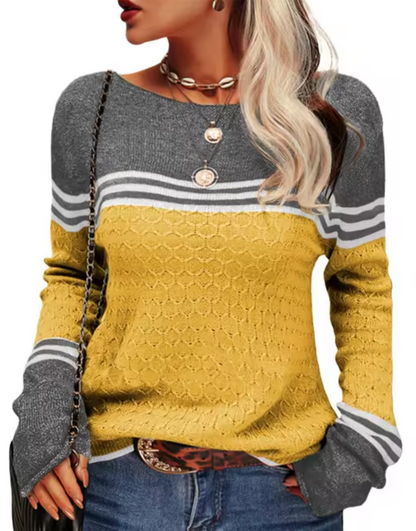 Pull en tricot moulant pour femme
