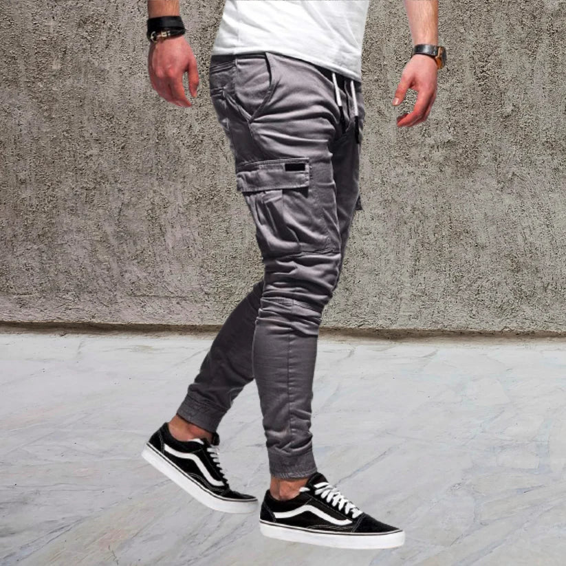 Pantalon cargo confortable pour homme avec plusieurs poches