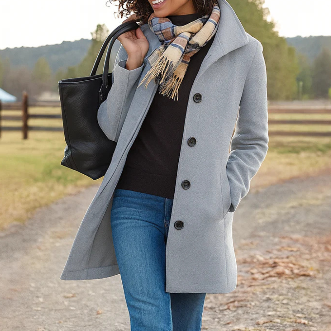 Manteau élégant pour femme à coupe moderne