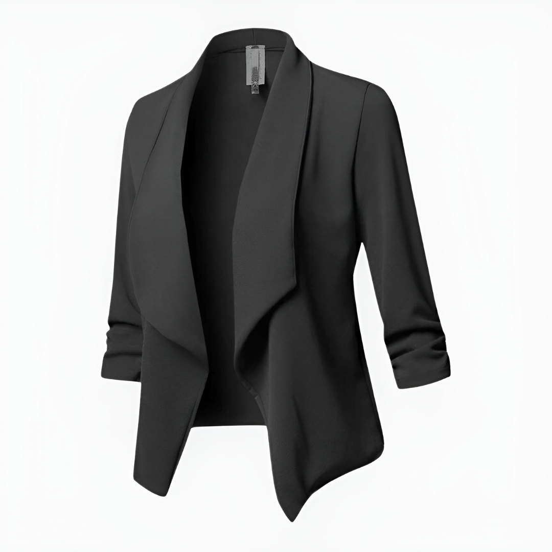Blazer long élégant pour femme, style manteau